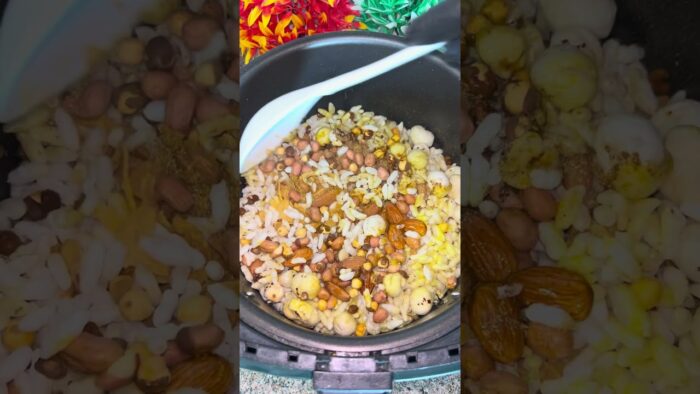 Healthy Diet Mixture in Air Fryer | AirFryer Recipe | Easy Snacks #shorts #trending #ytshorts #viral