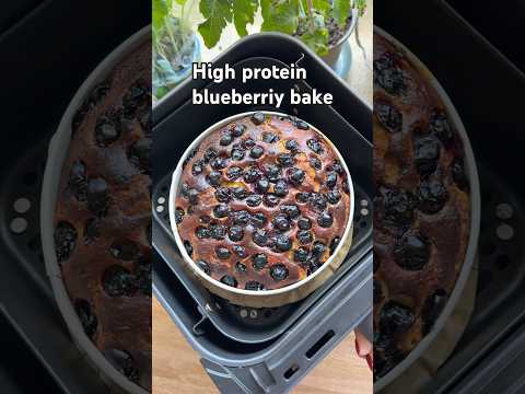 🫐 High-Protein Blueberry Cheesecake Casserole | Easy Air Fryer Recipe