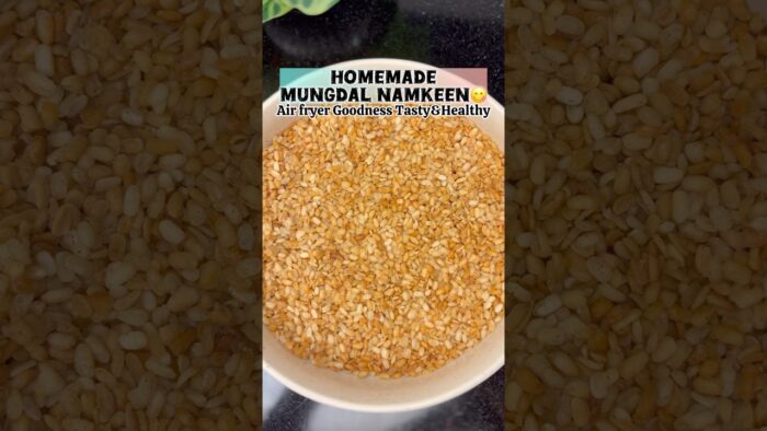 Homemade Air Fryer Mungdal Namkeen😋 You’ll Never Buy Namkeen Again🫶🏻