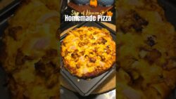 Homemade Air Fryer Pizza Recipe 🍕 | Easy Cheesy Veg Pizza From Scratch