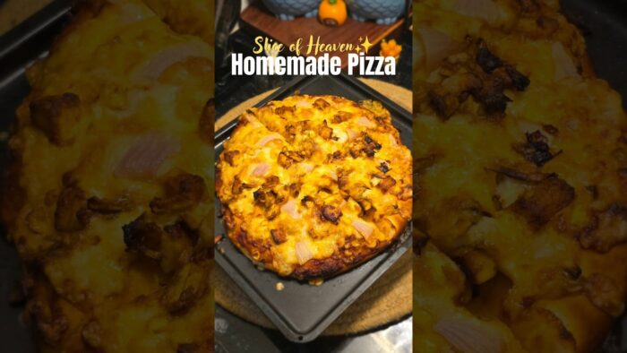Homemade Air Fryer Pizza Recipe 🍕 | Easy Cheesy Veg Pizza From Scratch