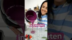 Leckerer Beeren-Protein-Shake für den Alltag #proteinshake #thermomix