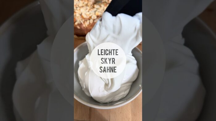 🤍 Leichte Skyr-Sahne aus dem Thermomix