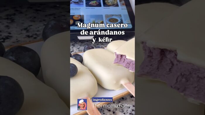 Magnum caseros de con Thermomix! De fruta y kéfir! 🥰💚
