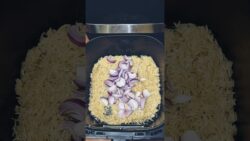 Mater Pulao In Airfryer #shorts #shortvideo #recipe #reels #ytshorts #pulao #cooking