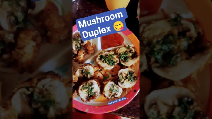 Mushroom🍄Duplex recipe ll Crispy on outside cheesey inside ll #shorts​ #snacks​ #viralfood​ #cheese​