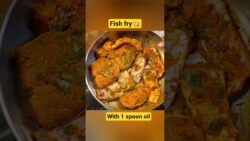 NO OIL❌️Fish fry Recipe 😋 | Healthy & Tasty Fish Recipe | Weight Loss Friendly