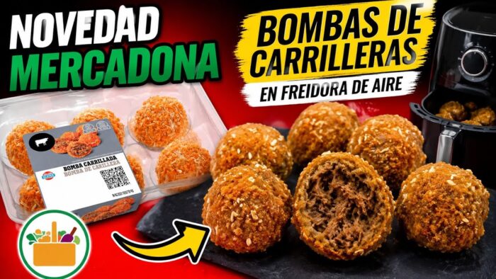 ✨NOVEDAD MERCADONA EN FREIDORA DE AIRE ✨BOMBAS DE CARRILLADAS 😋