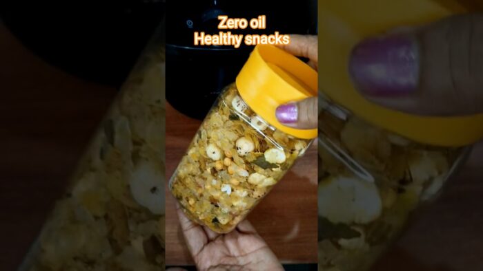 No Oil Crispy Namkeen | Air Fryer Recipe #shorts #healthybreakfast #ytshorts #namkeen