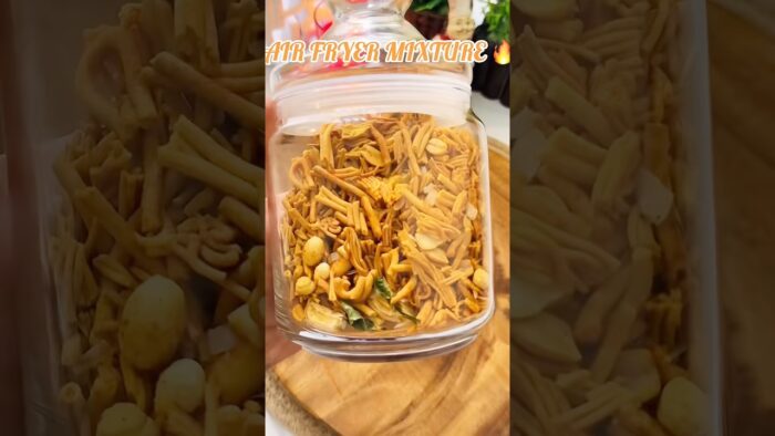 No Oil Healthy Air Fryer South Indian Mixture #healthysnacks#healthy#food#recipe#easyrecipe#fyp