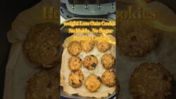 Oats Cookies #oatscookies #weightloss #healthy #cookies #airfryer #recipe #shorts #shortvideo