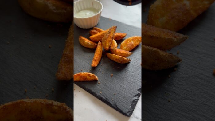PATATAS GAJO EN FREIDORA DE AIRE #patatas #saludable #españa #short #receta #comer #facil #rico