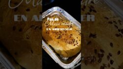 Pan de Masa Madre en Air Fryer | Receta Fácil Paso a Paso 🍞 #shorts #pandemasamadre