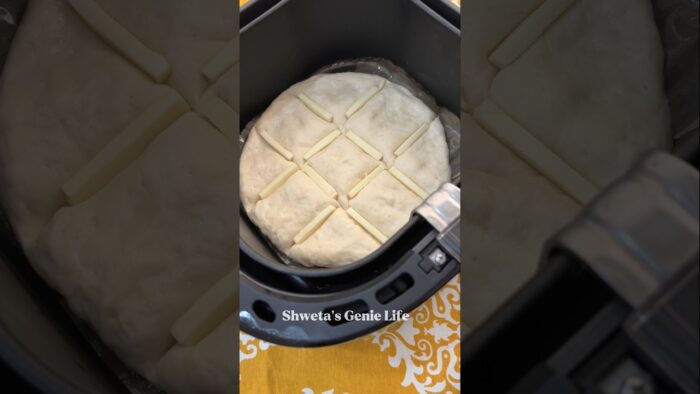Paneer Tikka Cheese Garlic Pizza Recipe in Air Fryer #shorts #viral #trending #youtubeshorts #yt