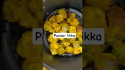 Paneer tikka in air fryer #recipe #food #foodie #healthyfood