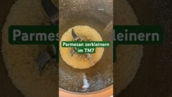 Parmesan in der manuellen Einstellung zerkleinern mit dem #thermomix #tm7