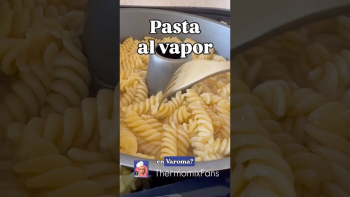 Pasta al vapor en Varoma con Thermomix! Escribe MENU y subo el resto,3 platos veraniegos a la vez!
