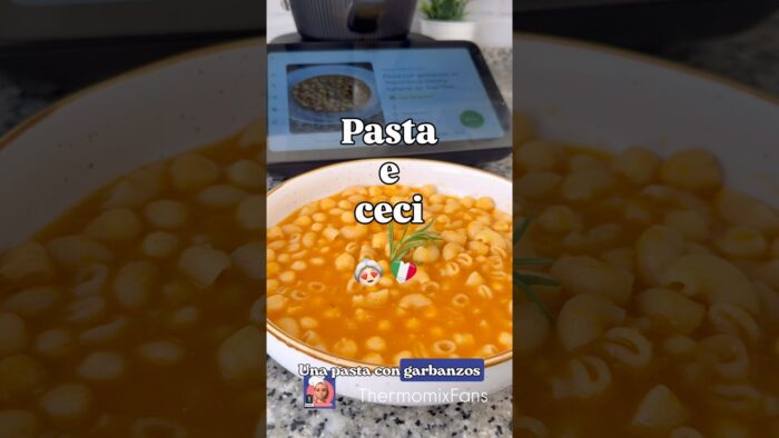 Pasta e ceci (￼pasta con garbanzos) Receta de la abuela italiana es exquisita y muy fácil de hacer