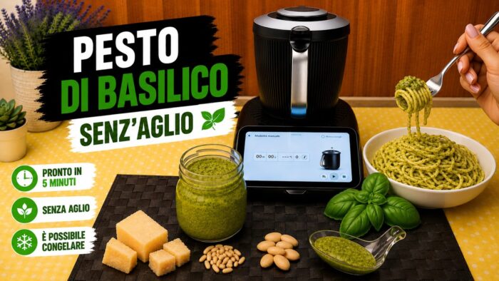 Pesto di basilico senz’aglio – pronto in 5 minuti!