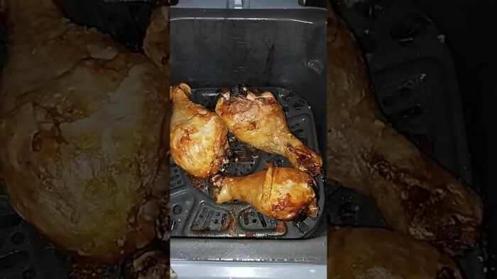 Pollo en freidora de aire Ninja  #airfryer #ninja #pollo #recetas #cocina #shorts #food