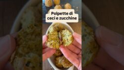 Polpette di ceci e zucchine con il Bimby #ricetta #tm7 #tm6 #tm5 #tm31