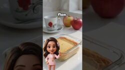 Postre de manzana sin azúcar 🍎🍮 fácil y saludable 👇 #shorts