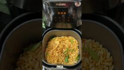 Puffed rice namkeen recipe in air fryer ✅ #healthyhabits #viralairfryerrecipe #trending #viral #yt
