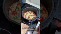 🍕 Quick Air Fryer Pizza Recipe!