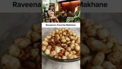 Raveena Tandon’s Healthy Makhana & Peanut Snack ✨ | Air Fryer Recipe #shorts
