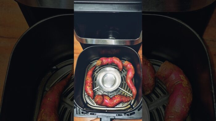 Roasted Sweet Potatos in Airfryer #shortsvideo #shorts #reels #recipe #ytshorts #cooking