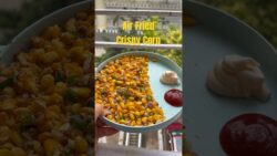 Save this Air Fried Crispy Corn Recipe🌽|#crispycorn #cookingshorts #airfryerrecipes #wfh #snacks