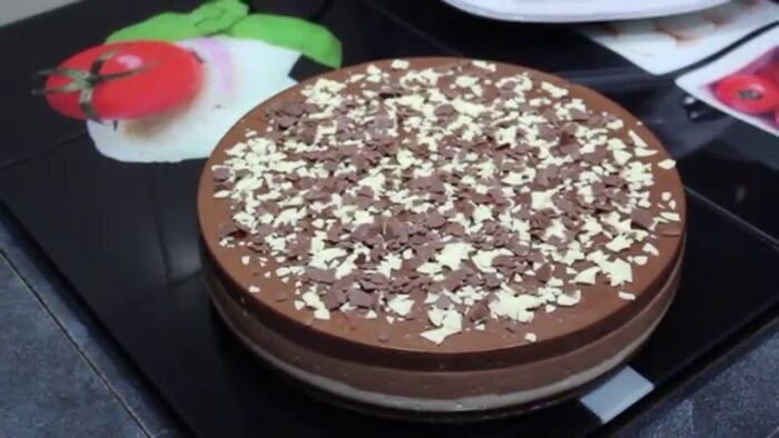 TARTA 3 CHOCOLATES THERMOMIX