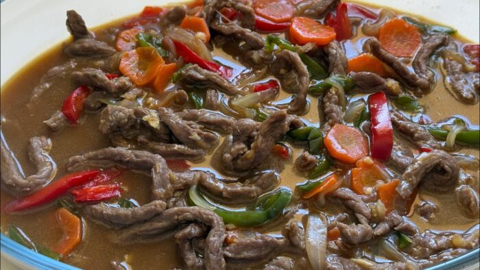 TERNERA CON SALSA 💃 DE OSTRAS 🦪 CON THERMOMIX 7!!