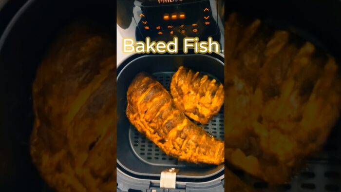 The Easiest Baked Fish in Air Fryer #shorts #reels #ytshorts#foodie#recipe