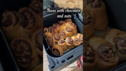 🍫The Easiest Chocolate Almond Rolls in the Air Fryer! Ready in Just 12 Minutes!
