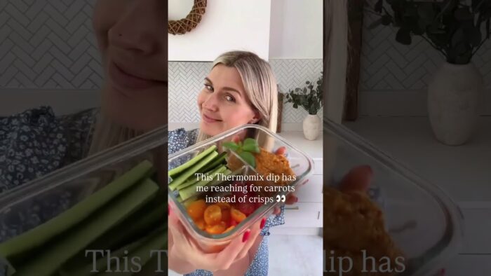 The Perfect Dip For Veggie Sticks 🥕🥒🌶️ #thermomix #thermomixtm7 #recipe