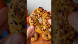 This AIR FRYER Crispy Rice Paper Breakfast Bagel Is Genius!  #recipe #quickrecipes