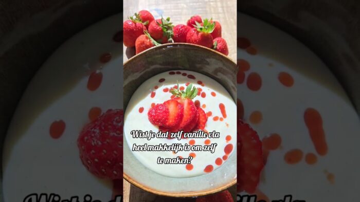 Zelf vanille vla maken