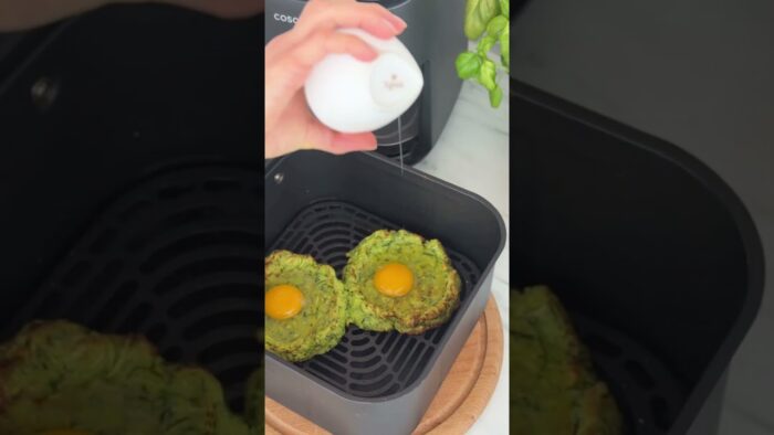 🪹🍳Zucchine Patate e Uovo: cotte in Friggitrice ad Aria