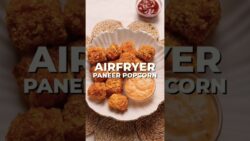 air fryer 2 day paneer popcorn 🍿 recipe 10 min try it #airfryer #food #recipe #cooking #short