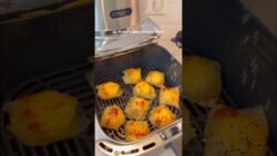 air fryer crispy cheese bites | recipe in comments #shorts #airfryer