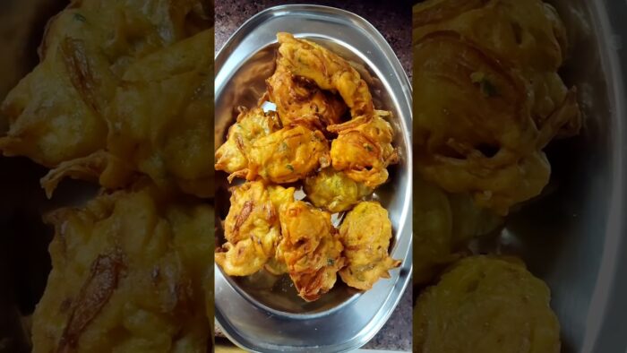 air fryer crispy onion pakoda recipe😍😍#shorts