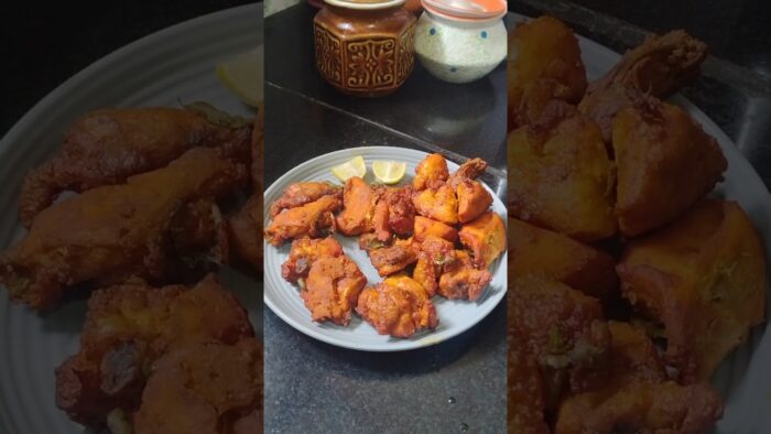 air fryer recipe 😋 chicken 🐔 65🍗 #food #cravings #recipe