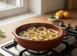 Arroz negro con calamares y su tinta