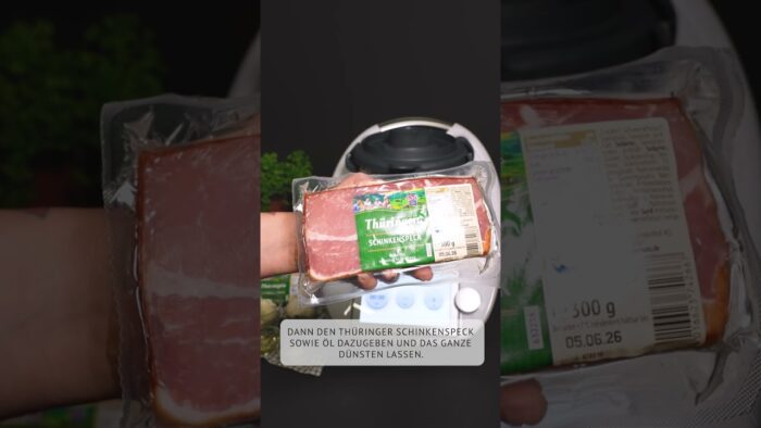 attel-Dip aus dem Thermomix mit WOLF Thüringer Schinkenspeck