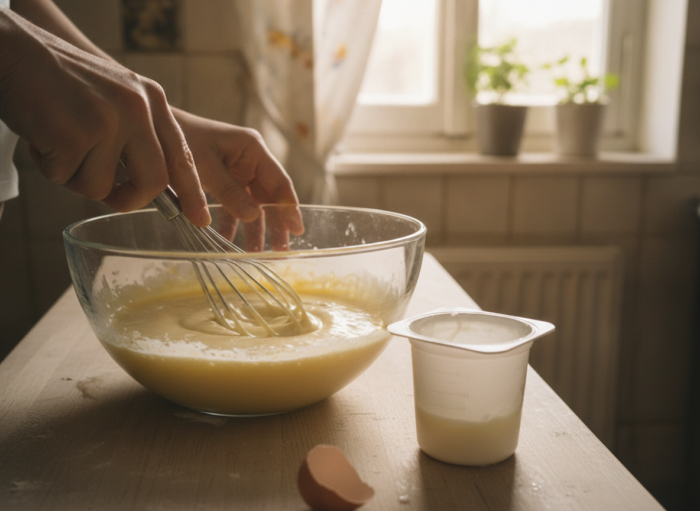 Bizcocho de yogur para la fiambrera
