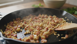 Champiñones rellenos de jamón y piñones: receta sencilla