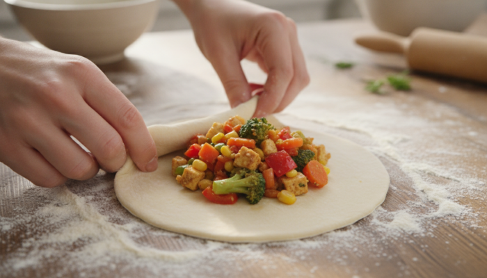 Empanadillas de verduras y tofu: receta vegetariana