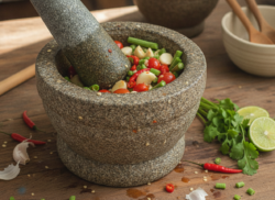Ensalada de papaya verde tailandesa: receta som tam