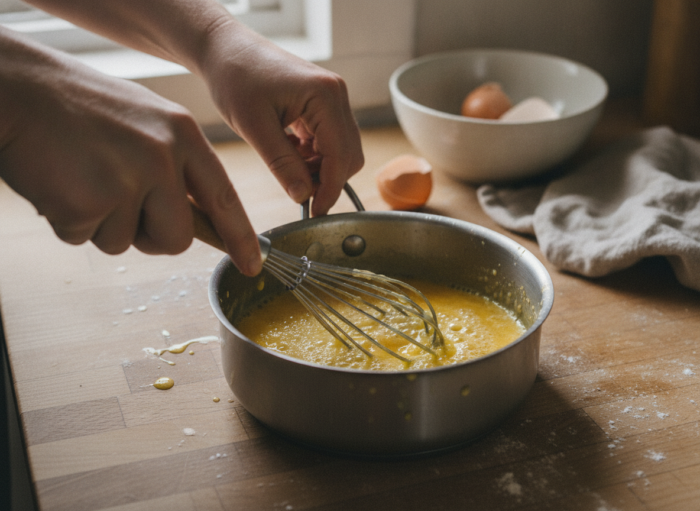 Huevos con salsa holandesa y jamón: receta clásica de brunch